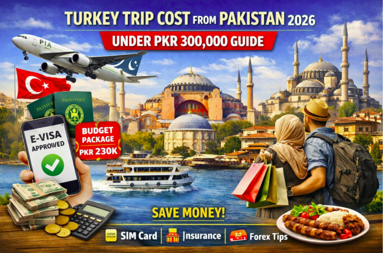 Turkey Trip Cost from Pakistan 2026: Under PKR 300,000 Guide